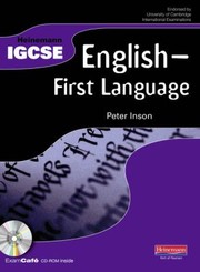 Cover of: Heinemann Igcse English First Language Student Book
