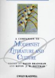 Cover of: A Companion To Modernist Literature And Culture by 