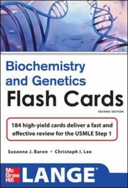 Cover of: Lange Biochemistry And Genetics Flash Cards