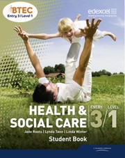 Cover of: Btec Entry 3level 1 Health And Social Care