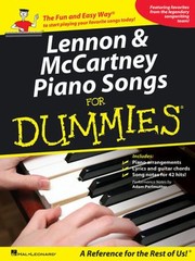 Cover of: Lennon And Mccartney Piano Songs For Dummies by 