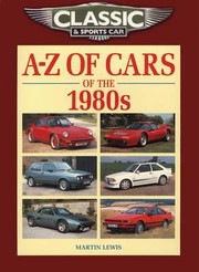 Cover of: AZ of Cars of the 1980s Martin Lewis by 