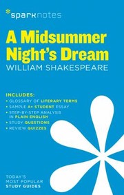 Cover of Midsummer Nights Dream Sparknotes Literature Guide