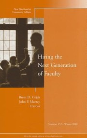 Cover of: Hiring The Next Generation Of Faculty