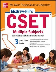 Cover of: Mcgrawhills Cset Multiple Subjects