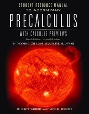 Cover of: Precalculus With Calculus Previews Student Resource Manual