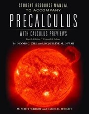 Cover of: Precalculus With Calculus Previews Student Resource Manual by 