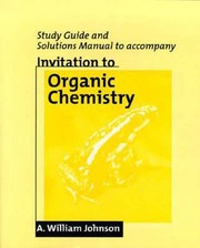 Cover of: Invitation to Organic Chemistry Study Guide Solutions Manual