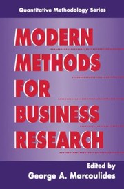 Cover of: Modern Methods For Business Research by 