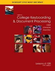 Cover of: Gregg College Keyboarding and Document Processing Word 2007 Kit 2 Lessons 61120 With Student Home Software and Textbook Student Word Manual Use