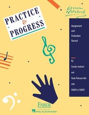 Cover of: Practice  Progress Lesson Notebook