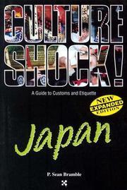 Cover of: Culture Shock! Japan (Culture Shock! Guides) | P. Sean Bramble
