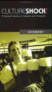 Cover of: Culture Shock! Germany: A Survival Guide to Customs and Etiquette (Culture Shock! Guides)