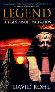 Cover of: Legend: The Genesis of Civilisation