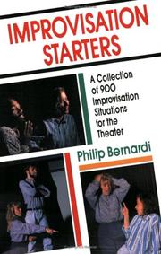 Cover of: Improvisation starters | Philip Bernardi
