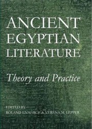 Cover of: Ancient Egyptian Literature Theory And Practice