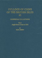 Cover of: Norwegian Collections
            
                Sylloge of Coins of the British Isles