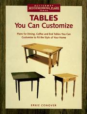Cover of: Tables you can customize