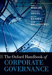 Cover of: The Oxford Handbook of Corporate Governance
            
                Oxford Handbooks in Business and Management