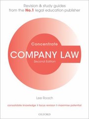 Cover of: Company Law Concentrate
            
                Concentrate