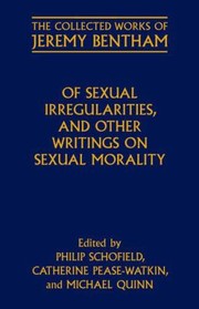 Cover of: Of Sexual Irregularities And Other Writings On Sexual Morality