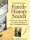 Cover of: Organizing your family history search