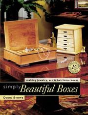 Cover of: Simply Beautiful Boxes by Doug Stowe