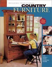 Cover of: Building traditional country furniture