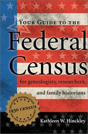 Cover of: Your guide to the federal census