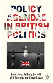 Cover of: CSPA POLICY AGENDA BRITISH by 