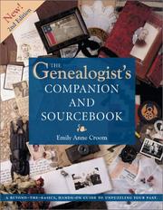 Cover of: The genealogist's companion and sourcebook