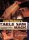 Cover of: Jim Tolpin's table saw magic.