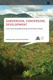 Cover of: Subversion Conversion Development
            
                Infrastructures