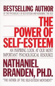 Cover of: The power of self-esteem