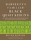 Cover of: Bartletts Familiar Black Quotations