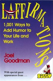 Cover of: Laffirmations | Joel Goodman
