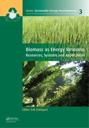 Cover of: Biomass As Energy Source Resources Systems And Applications