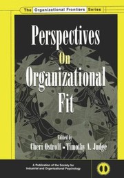 Cover of: Perspectives On Organizational Fit