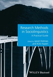 Cover of: Research Methods In Sociolinguistics A Practical Guide