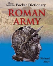 Cover of: The British Museum Pocket Dictionary Of The Roman Army