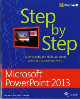 Microsoft PowerPoint 2013 Step by Step