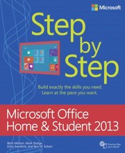 Cover of: Microsoft Office Home And Student 2013 by 