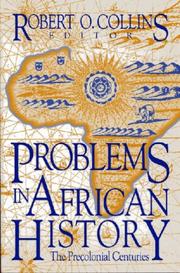 Cover of: Problems in African history