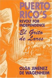 Cover of: Puerto Rico's revolt for independence by Olga Jiménez de Wagenheim