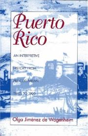 Cover of: Puerto Rico by Olga Jiménez de Wagenheim, Olga Jiménez de Wagenheim