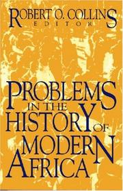 Cover of: Problems in the history of modern Africa by Robert O. Collins