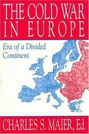 Cover of: The Cold War in Europe