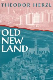 Cover of: Old new land = by Theodor Herzl
