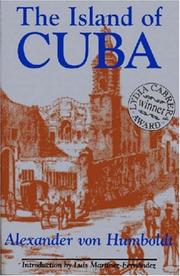 Cover of: The Island of Cuba by Alexander von Humboldt