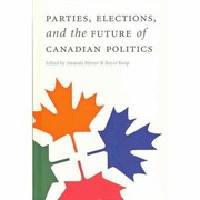 Cover of: Parties Elections And The Future Of Canadian Politics